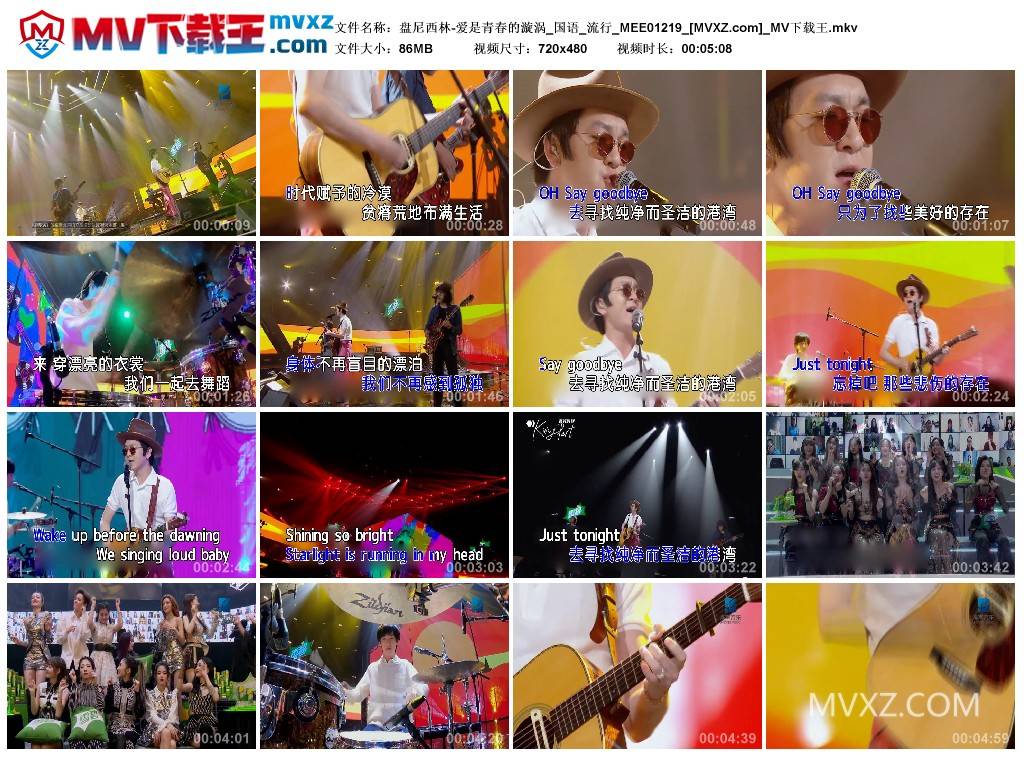 盘尼西林-爱是青春的漩涡_国语_流行_MEE01219